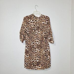 POINT woman's tunic top in leopard print size
